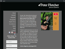 Tablet Screenshot of peterfletcher.com